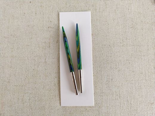 Съемные укороченные спицы Knit Picks Caspian Wood, 8см, 6,0 мм