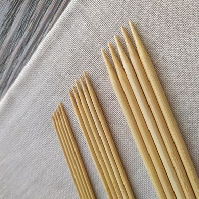 Чулочные бамбуковые спицы Clover, 12,5 см, 2,0 мм
