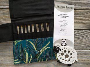 Набір з'ємних спиць Hiya Hiya STEEL Premium, 13 см, Small (спиці від 2,75 до 5,0 мм)