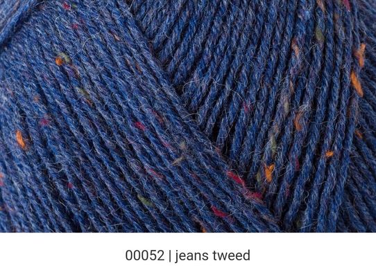 Regia 4-ply Tweed, 100 грамів, Темно-синій, 00052