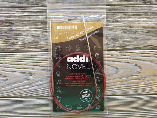 Круговые спицы ADDI Novel, 100 см , 2,25 мм