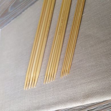 Шкарпеткові бамбукові спиці Clover, 16 см, 2,0 мм