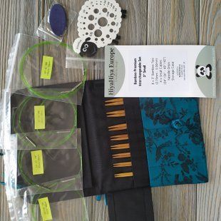 Набор съемных спиц Hiya Hiya Bamboo Premium Set, 13 см, Small (спицы от 2,75 до 5,0 мм)