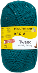 Regia 4-ply Tweed, 100 грамів, Петроль, 00069