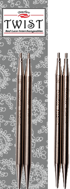 Съемные укороченные спицы ChiaoGoo TWIST Lace, 10 см, 1,5 мм